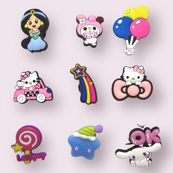 Colorful Cartoon Character Charms Set ~ For Croc or Shoe Decor - Picture 11 of 11